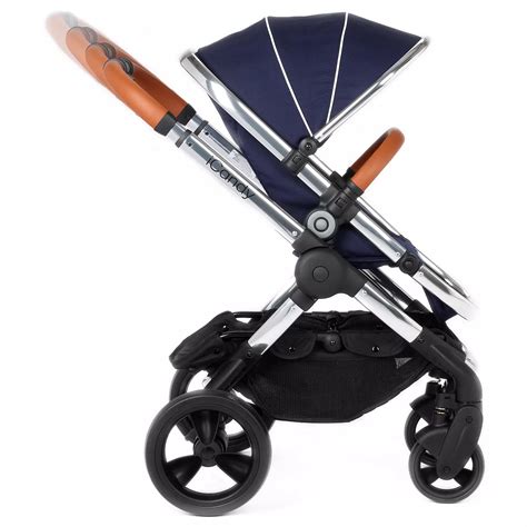 Icandy Peach Pushchair With Chrome Chassis And Royal Hood At John Lewis