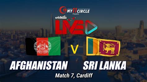 Afghanistan V Sri Lanka Match 7 Preview Youtube