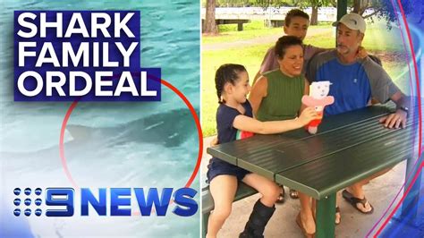 Moment Dad Realised Shark Was Attacking His Daughter Nine News Australia Youtube