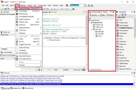 Object builder. VCL forms application c++ Builder. 000 Project first LLC приложения.