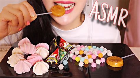 Asmr Eatingshow Candy Mukbang Dalgona Popping Candy Meringue Cookie 달고나