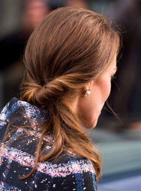 Kate Middletons Hair In Topsy Tail Ponytail Popsugar Beauty