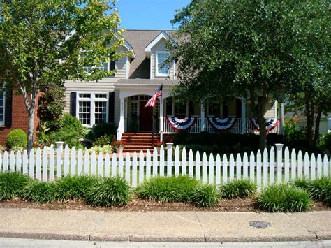 White Picket Fence House