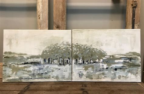 Painting Abstract Neutral Landscape Art And Soul Inspired Home