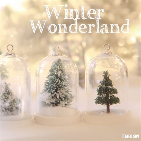Toni Ellison Winter Wonderland How To Make A Water Less Snow Globe