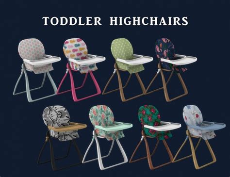 Highchair V2 At Leo Sims The Sims 4 Catalog