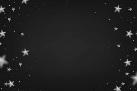 Free Vector Realistic Silver Stars Background