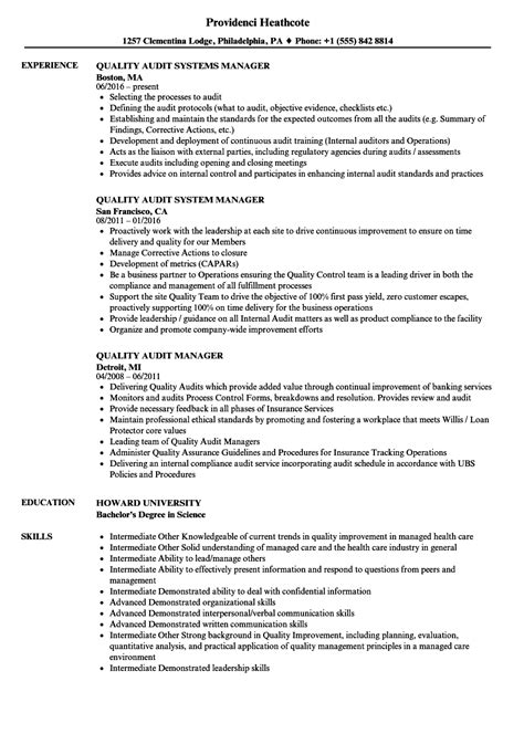 Resume examples see perfect resume examples that get you jobs. Quality & Audit Resume Samples | Velvet Jobs
