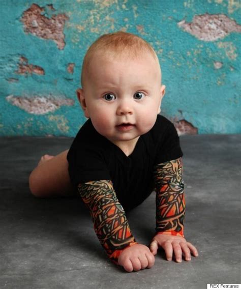 Your Baby Can Have Full Tattoo Sleeves Without Going Under The Needle
