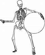 Skeleton Coloring Human Body Outline Drawing Medical Colouring Printable Bones Adult Skeletons Many There Popular Getdrawings Coloringhome Azcoloring sketch template