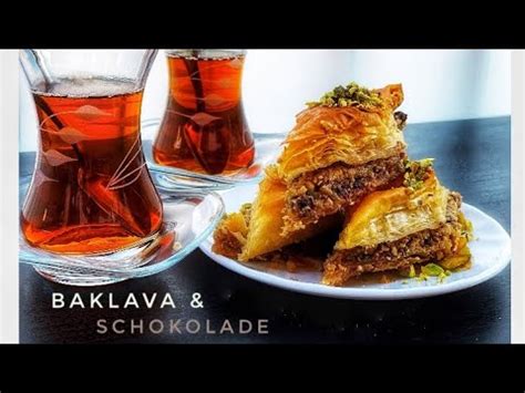 Baklava Rezept Schokoladen Baklava Türkisches Dessert Baklava mit
