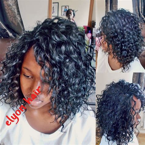 Marvelous Full Curly Sew In Hairstyles No Leave Out Side Part