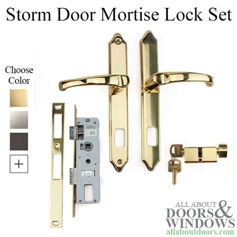 Mortise Lock And Handleset For Storm Doors Storm Door Lock Set