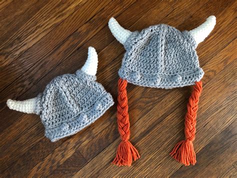 Crochet Pattern Viking Warrior Helmet Hat Baby Viking Hat Etsy