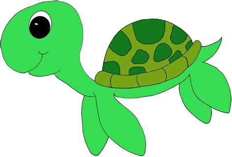 Free Printable Turtle Clip Art Green Sea Turtle Clip  Kids