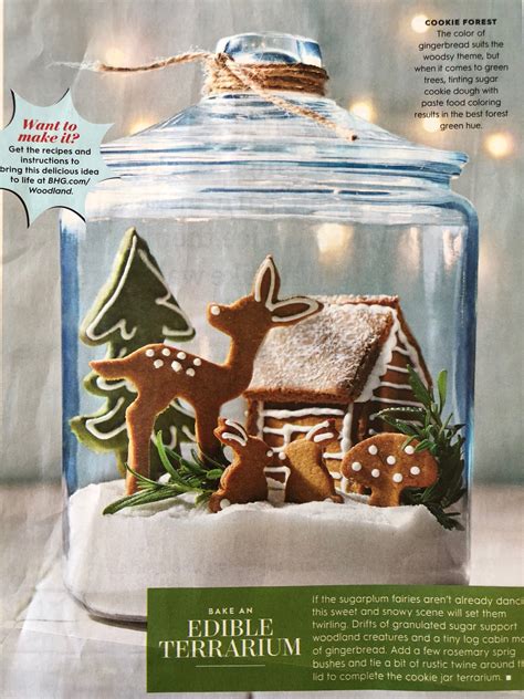 The editor in chief is stephen orr. Better Homes and Gardens Gingerbread Cookie Winter Scene | Edible centerpieces, Christmas baking ...