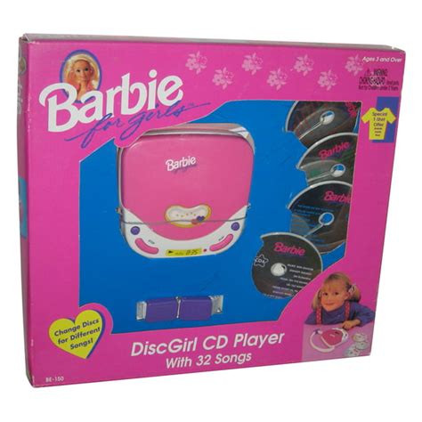 Barbie Discgirl Cd Player With 32 Songs 1995 Mattel Vintage Toy