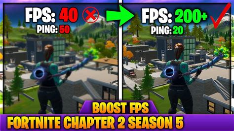 🔧fortnite Chapter 2 Season 5 Fps Boost Guide New Methods To Boost Fps