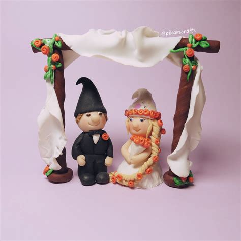 Wedding Gnomes Set With Wedding Arch Miniature Figures From Etsy Uk