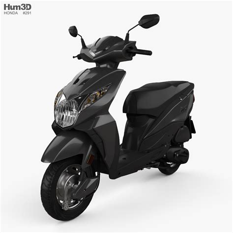 The two models are differentiated by colour options. Honda Dio 2020 3D model - Vehicles on Hum3D