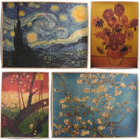Van Gogh Monet Impressionist Masterpiece Painting Posters Starry Night