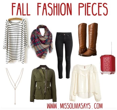 Fall Fashion Pieces Basic