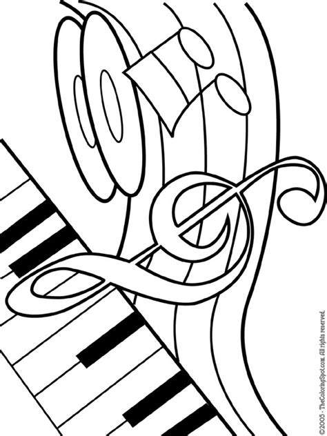 Sound Coloring Pages At Free Printable Colorings
