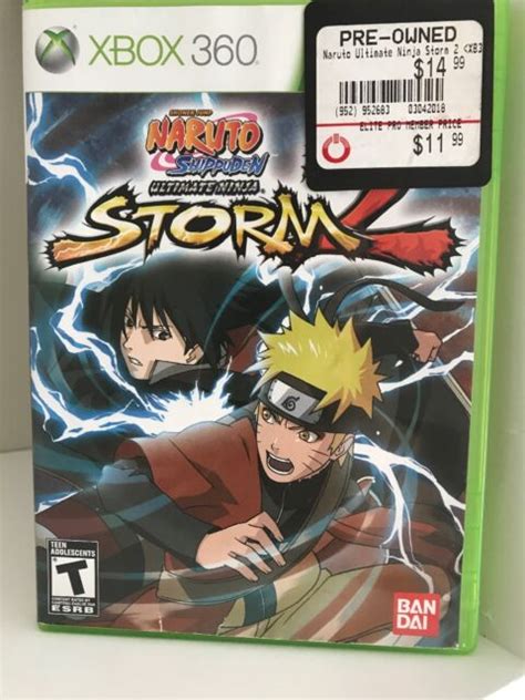 Naruto Shippuden Ultimate Ninja Storm 2 Xbox 360 No Manual Ebay