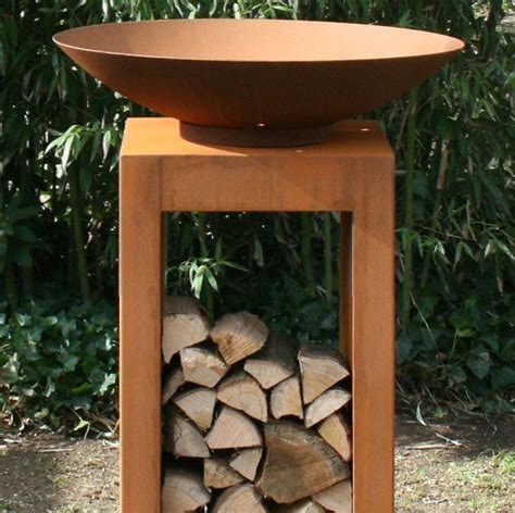 These Steel Pedestals Are Ideal For Displaying The Steel Firebowls Or