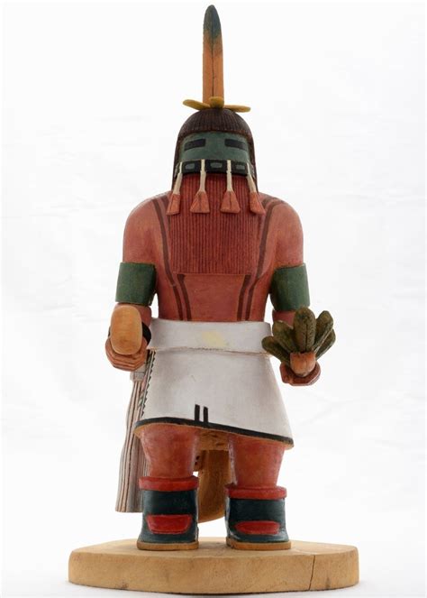 Hopi Red Beard Long Hair Kachina Doll 24241