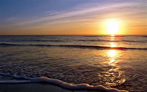 Summer Beach Sunrise 1080p Wallpaper Wallpaperforu