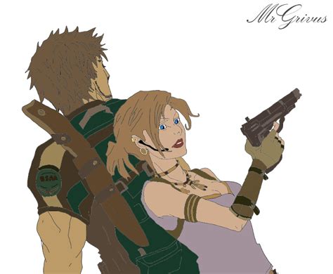 Chris Redfield And Sheva Alomar Resident Evil By Mrgraysonce On Deviantart