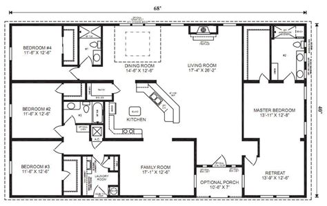 The best 4 bedroom house floor plans & designs. BEAST Metal Building: Barndominium Floor Plans and Design ...
