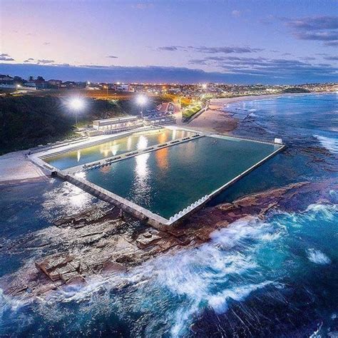 Merewether Ocean Baths Newcastle Nsw Australia Australian Road