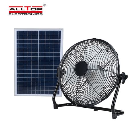 Alltop New Products Rechargeable Solar Panel 24w Home Solar Power Fan Solar Fan Alltop