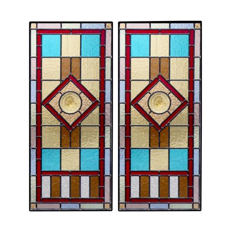 Stunning Edwardian Stained Glass Panels From Period Home Style