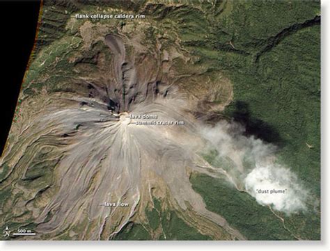 Photo Eruption Of Colima Volcano As Seen From Orbit Earth Changes