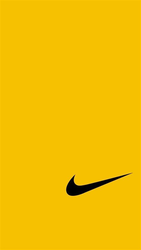 Yellow Logo Nike Brands Nike Yellow Nike Wallpaper Backgrounds