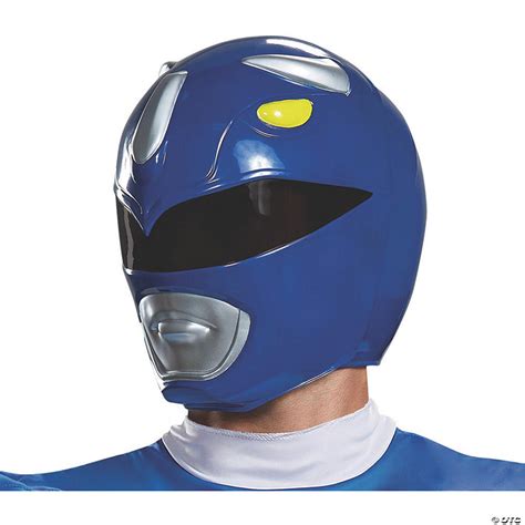 Adult Blue Power Ranger Helmet Halloween Express