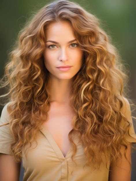 Premium Ai Image Portrait Photo Of Russian Senior Adult Female Curly Hair