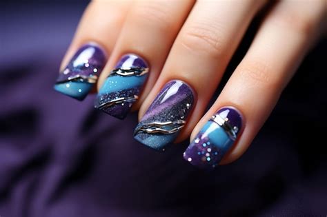 Premium Ai Image Nail Art Magnetic Designs For Fascinating Ladies