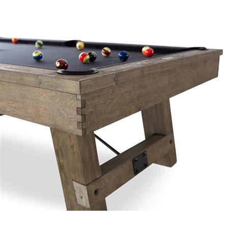 This is a set of heavy duty 2 steel legs. Isaac 8' Slate Pool Table With Professional Installation ...