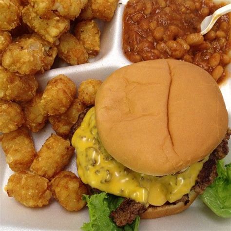 Handy Andy Cheeseburger Tots And Beans Photo By Brigitte Rankin Oxford Ms Food Food
