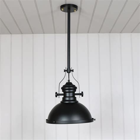 They are manufactured to last through continuous use and to move large volumes of air. Industrial Black Ceiling Pendant Light Fitting - Melody ...