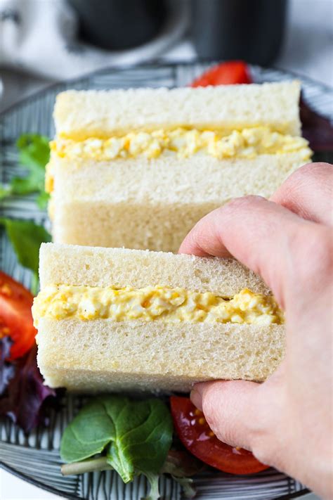 Japanese Egg Sandwich Tamago Sando Pickled Plum Easy Asian