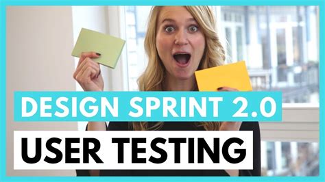 Since its inception, teams around the world have adopted, amended, expanded, and molded the original design sprint concept to meet their own needs. DESIGN SPRINT 2.0 - USER TESTING - AJ&Smart - YouTube