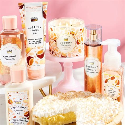 Bath And Body Works Coconut Cream Pie Caramel Shower Gel Aloe Cheap Sale Start