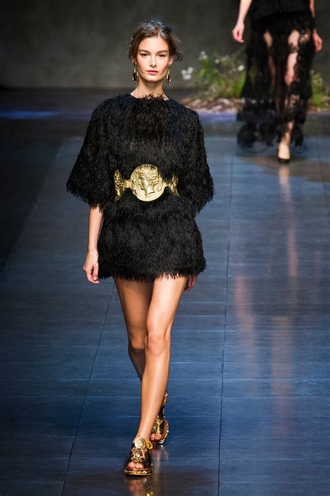 Fashion Show Dolce And Gabbana Springsummer 2014 Весна 2014 Черное