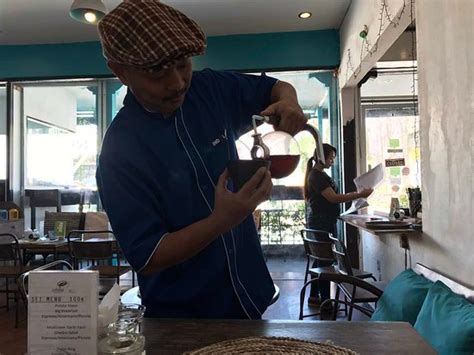Master Barista At Work Picture Of Crema Coffee Indonesia Kerobokan