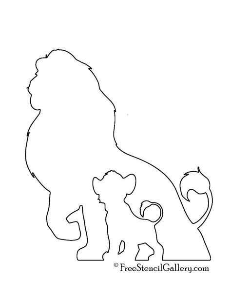 Lion King Stencil Lion King Drawings Lion King Tattoo Lion King Art